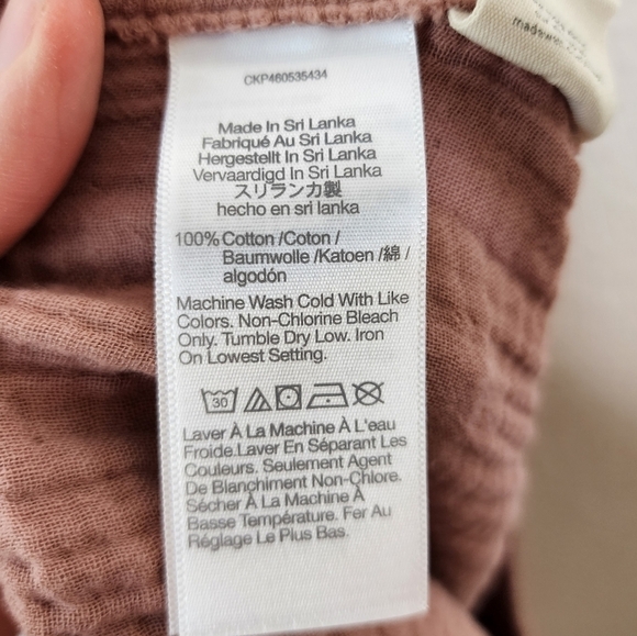 Madewell Dusty Rose Petite Lightspun Pull-On Balloon Pants XLP - Picture 5 of 5